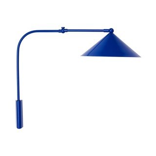 Zila metāla sienas lampa ar vadu Kasa – OYOY Living Design