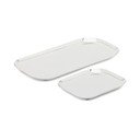 Servēšanas nerūsējošā tērauda paplātes (2 gab.) 15x29 cm Nirela – Kave Home