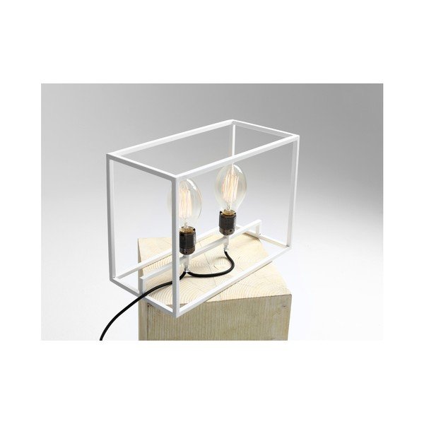 Balta galda lampa Custom Form Metriskā forma-image-2