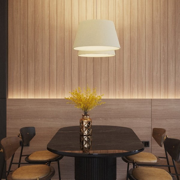 Balta piekaramā lampa ø 45 cm Zafina – Sollux-image-4