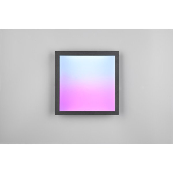 Melna LED griestu lampa 29.5x29.5 cm Beta – Reality-image-2