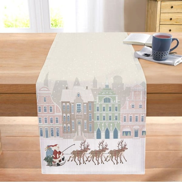 Galda celiņš ar Ziemassvētku motīvu 45x140 cm – Mila Home-image-1