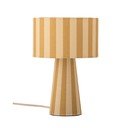 Dzeltena tekstila galda lampa ar auduma abažūru (augstums 30 cm) Emmie – Bloomingville