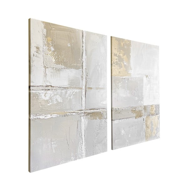 Gleznu komplekts ar roku apgleznotiem elementiem (2 gab.) 50x70 cm Sail – Styler-image-3