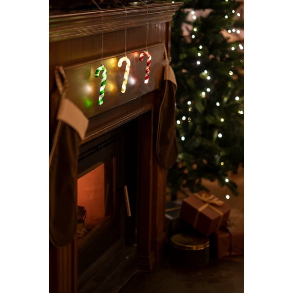 Sarkans piekarināms Ziemassvētku gaismas dekors ø 1,5 cm Hannah – Sirius-image-2