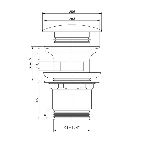 Notekas aizbāznis Aqualine  – Sapho-image-1