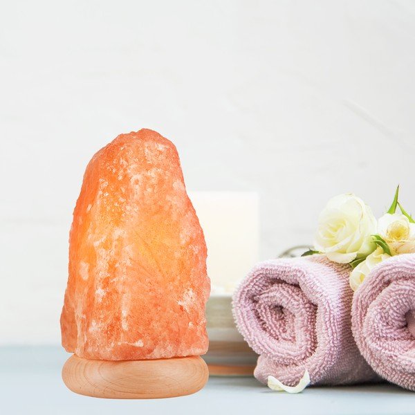 Oranža sāls lampa, augstums 23 cm Sally – LAMKUR-image-1