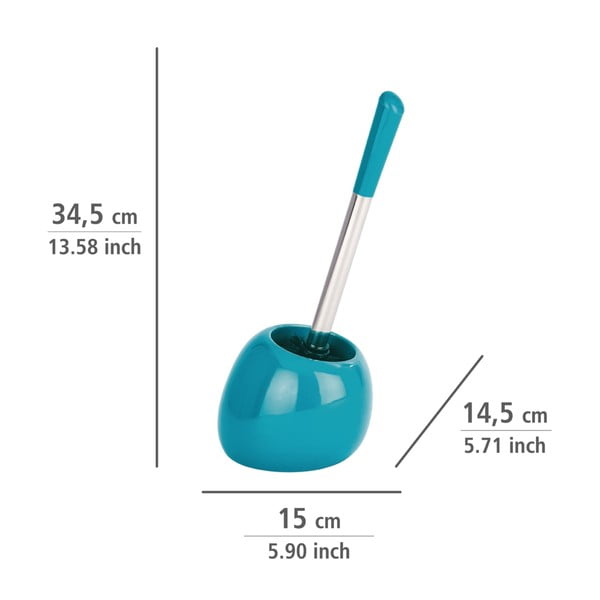 Benzīna zila tualetes birste Wenko Polaris Petrol-image-1