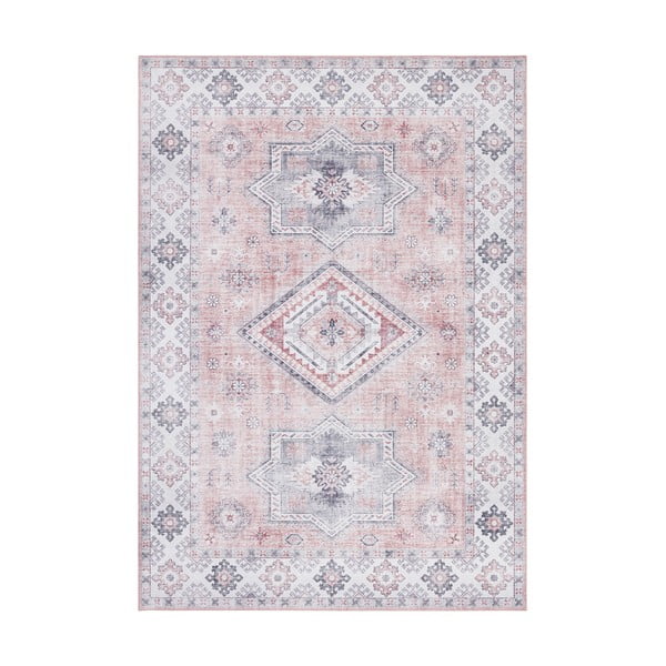 Gaiši rozā paklājs Nouristan Gratia, 200 x 290 cm