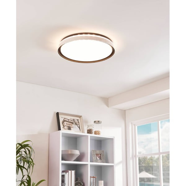Melna LED griestu lampa SELUCI – EGLO-image-1