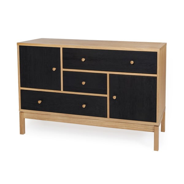 Melnā un brūnā kumode Woodman AbbeyWood-image-2