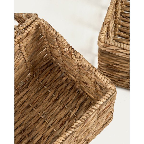 Uzglabāšanas grozi (2 gab.) no ūdens hiacintes 60x37x40 cm Xuliana – Kave Home-image-2