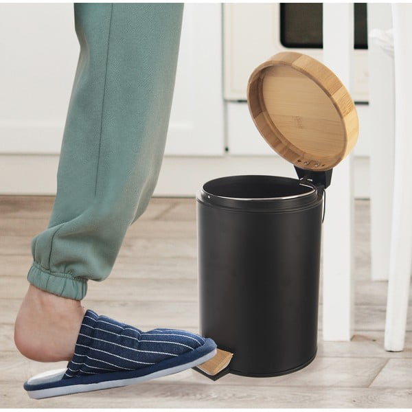 Metāla atkritumu tvertne ar pedāli 3 l – Orion-image-1