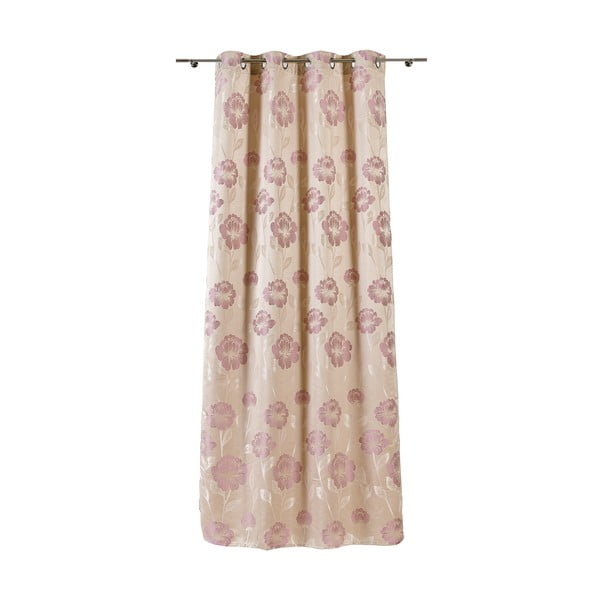 Bēšs aizkars 140x245 cm Izolde – Mendola Fabrics-image-2