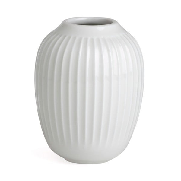 Balta keramikas vāze Kähler Design Hammershoi, augstums 10 cm