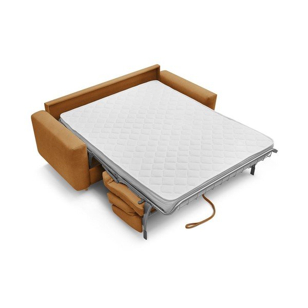 Sinepju dzeltens dīvāns gulēšanai/salokāms 220 cm Cocoone – Bobochic Paris-image-3