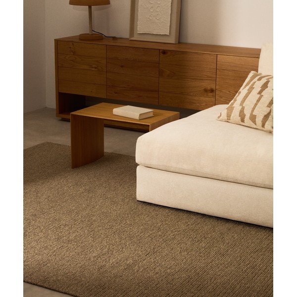 Pelēkbrūns paklājs 160x230 cm Galinda – Kave Home-image-1