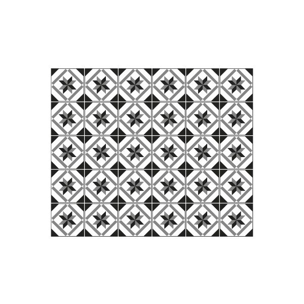 30 sienas uzlīmju komplekts Ambiance Azulejos Lucida, 15 x 15 cm-image-2