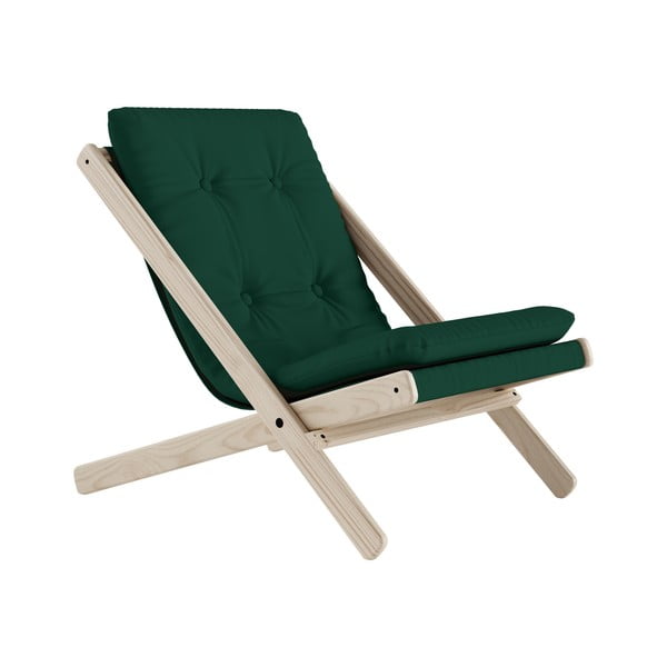 Tumši zaļš saliekamais krēsls Karup Design Boogie Raw