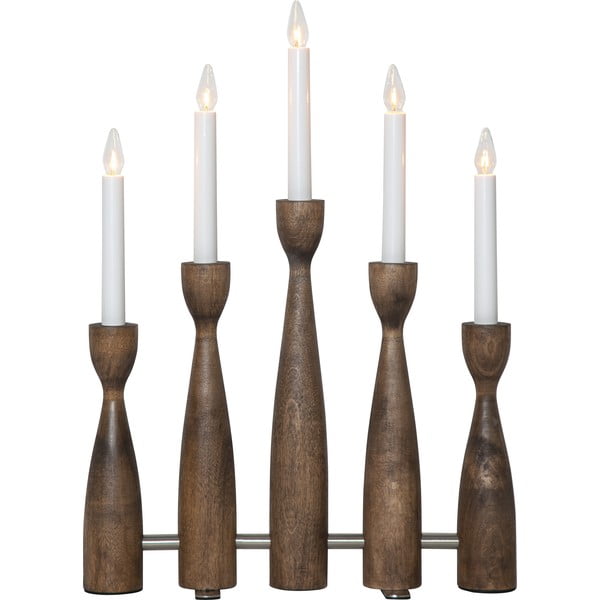 Tumša dabīga toņa Ziemassvētku gaismas dekors ar vadu Midja 2.0 – Star Trading