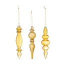 Stikla Ziemassvētku eglītes rotājumi (3 gab.) ø 4 cm Auralia – Bloomingville