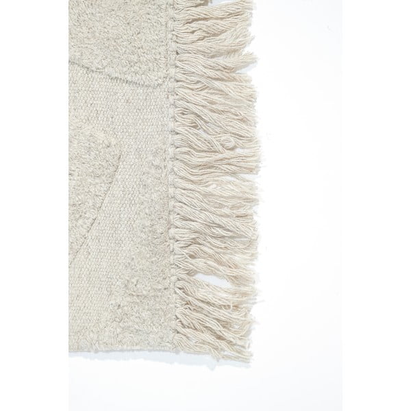 Krēmkrāsas vilnas paklājs 200x300 cm Bajelo – Light & Living-image-4