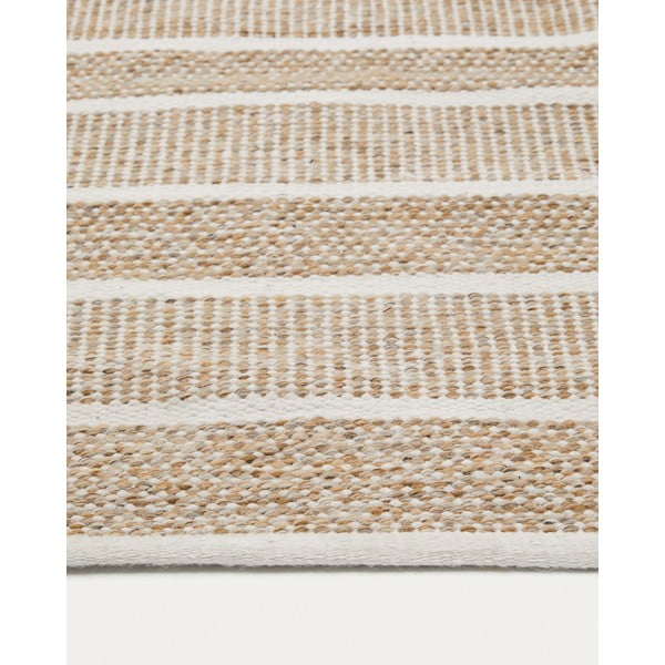 Bēšs āra paklājs no pārstrādātas šķiedras 200x300 cm Desni – Kave Home-image-3