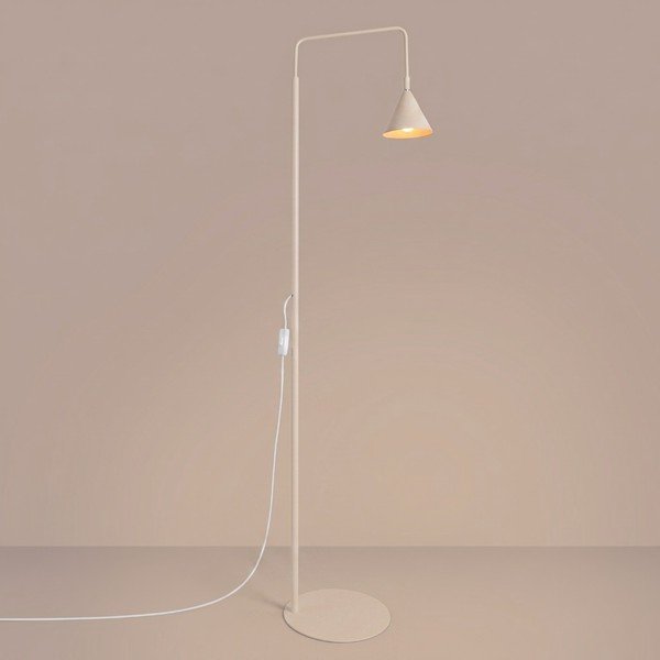 Bēša tērauda stāvlampa ar saliekamu konstrukciju (augstums 165 cm) Zylo – Sollux-image-2