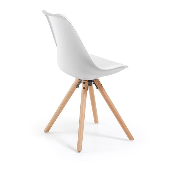 Balts krēsls ar dižskābarža kājām Bonami Essentials Lumos-image-1