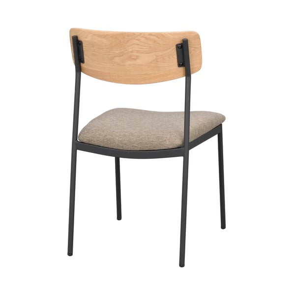 Bēši/dabīga toņa pusdienu krēsli (2 gab.) Maymont – Rowico-image-4