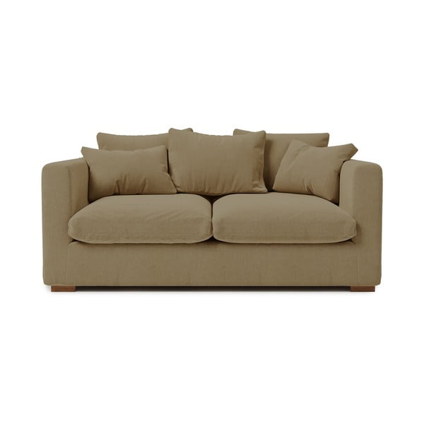 Bēšs velveta dīvāns 175 cm Comfy – Scandic