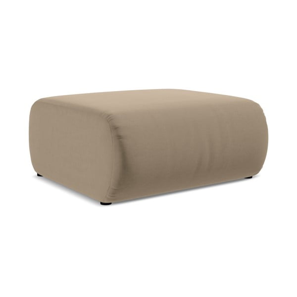 Bēšs samta kāju soliņš Ekahi – Makamii-image-2