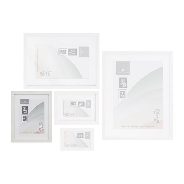 Balts stāvošs/piekarināms foto rāmis 22,5x28 cm Sencillo – Casa Selección-image-1