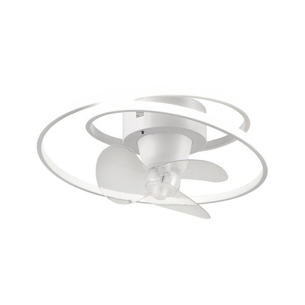 Matēti balta LED griestu lampa Umea – Reality-image-2