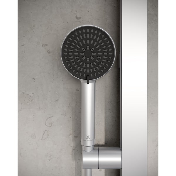 Matētas sudraba krāsas plastmasas dušas galva ALU+ – Ideal Standard-image-1