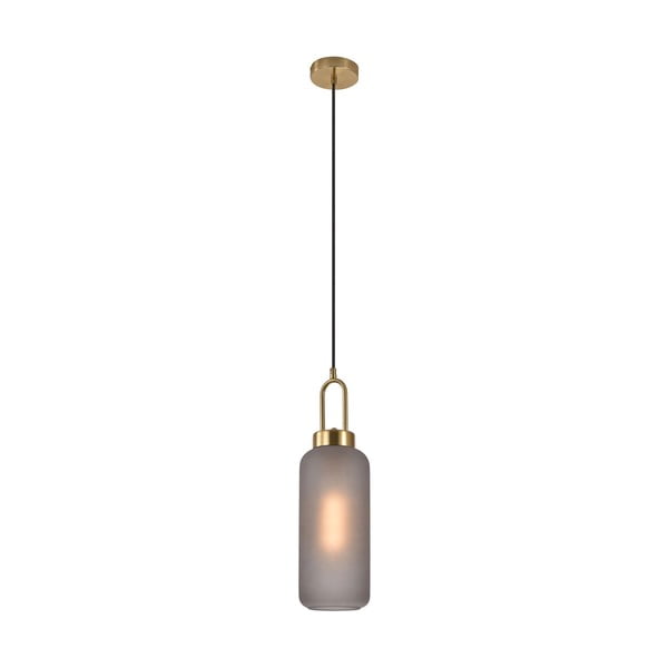 Zelta krāsas piekaramā lampa ar stikla abažūru ø 13 cm Luton – House Nordic