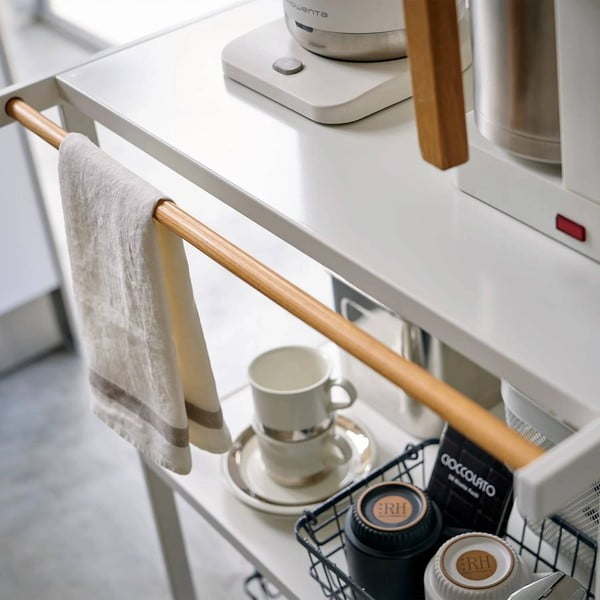 Matēti balts tērauda plaukts 60x90x46,5 cm Tower – YAMAZAKI-image-2