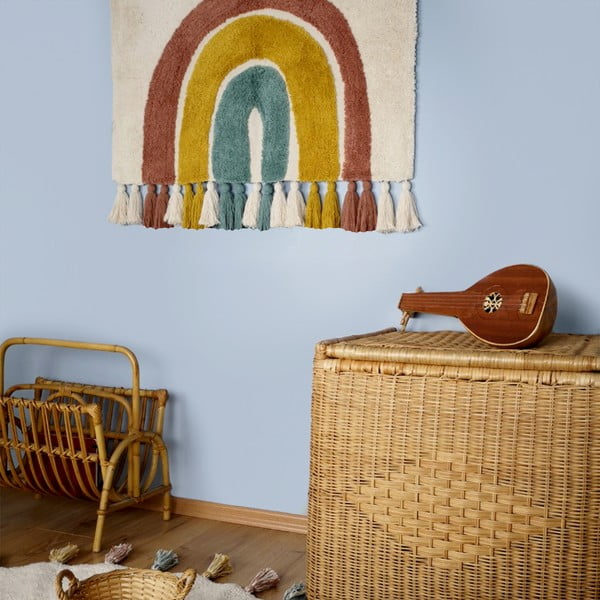 Bērnu kokvilnas sienas paklājs Nattiot Rainbow, 50 x 80 cm-image-2