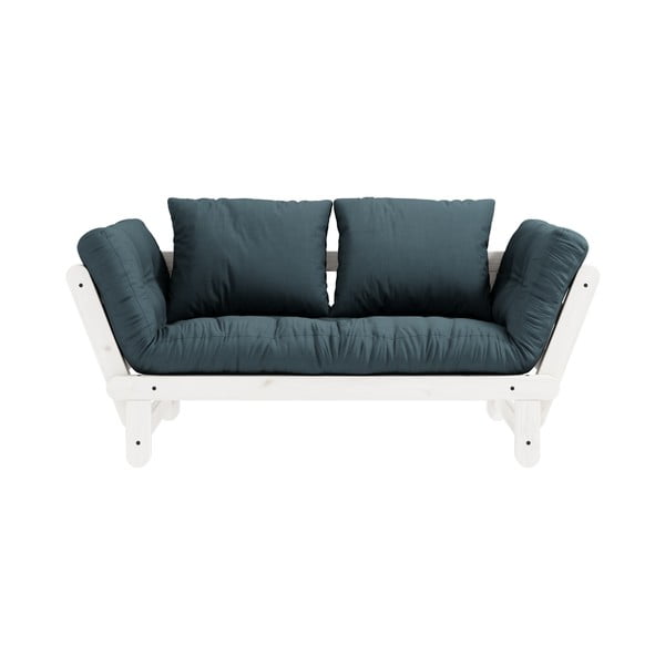 Izvelkamais dīvāns Karup Design Beat White/Petroleum