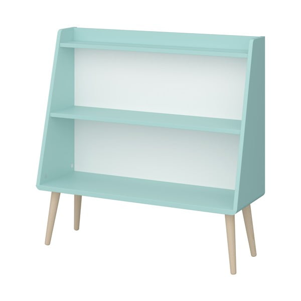 Tirkīzzils bērnu grāmatu plaukts 81x80 cm Gaia – Tvilum-image-3