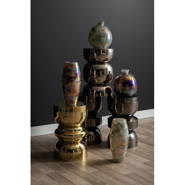 Stikla rokām darināta vāze (augstums 26 cm) Melange – PT LIVING-image-1