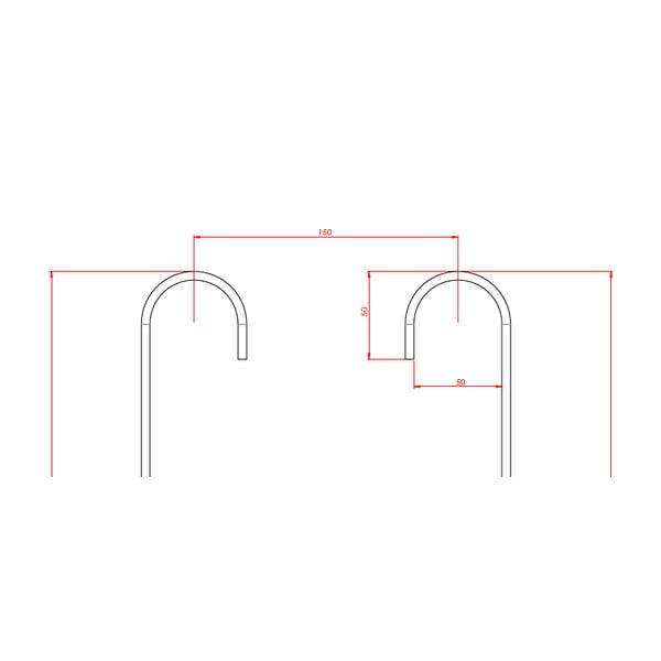 Melns piekaramais vannas istabas plaukts Metaltex Origin-image-3