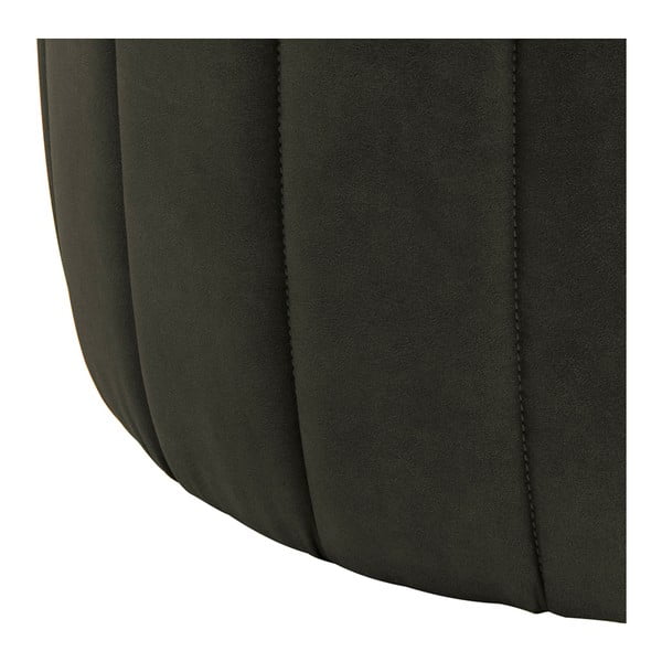 Olīvzaļš mākslīgās ādas pufs Actona Doria, ⌀ 60 cm-image-2