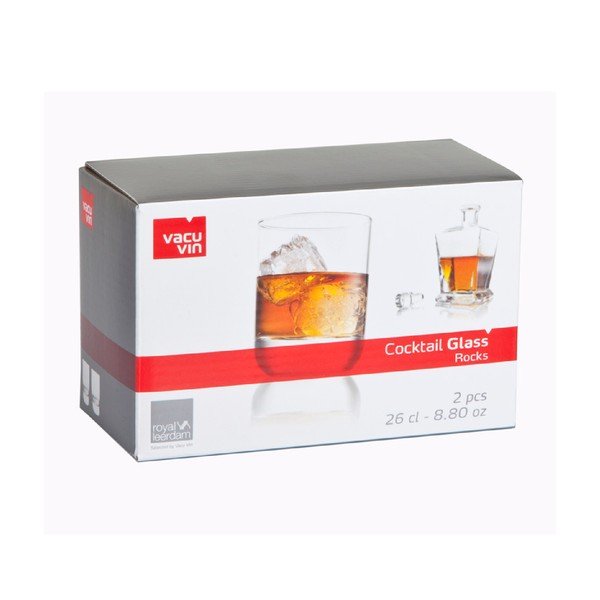 2 viskija glāžu komplekts Vacu Vin, 260 ml-image-1