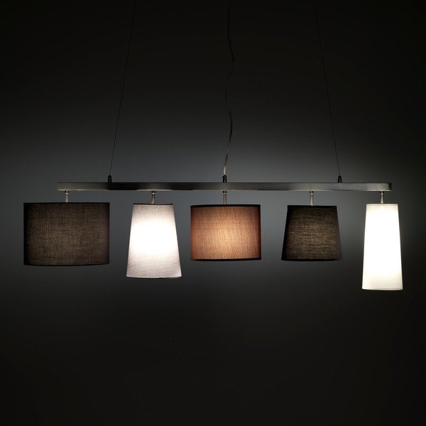 Pelēka piekaramā lampa 125x28 cm Jumble – Tomasucci-image-1