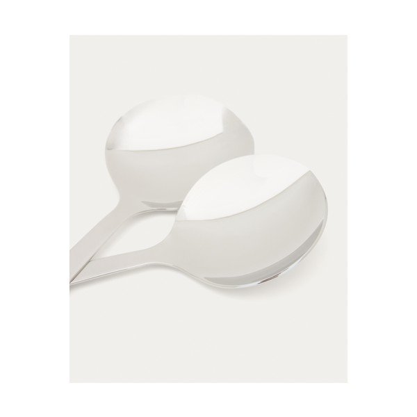 Nerūsējošā tērauda galda piederumi salātiem (2 gab.) Nirela – Kave Home-image-4