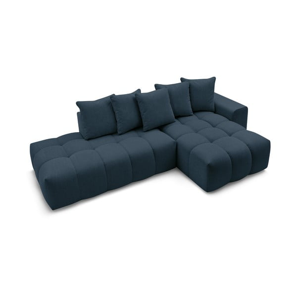 Tumši zils stūra dīvāns (labais stūris) Mont–Blanc – Bobochic Paris-image-4