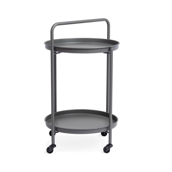 Tērauda servēšanas galdiņš ø 44,5 cm Austin – Bizzotto-image-1