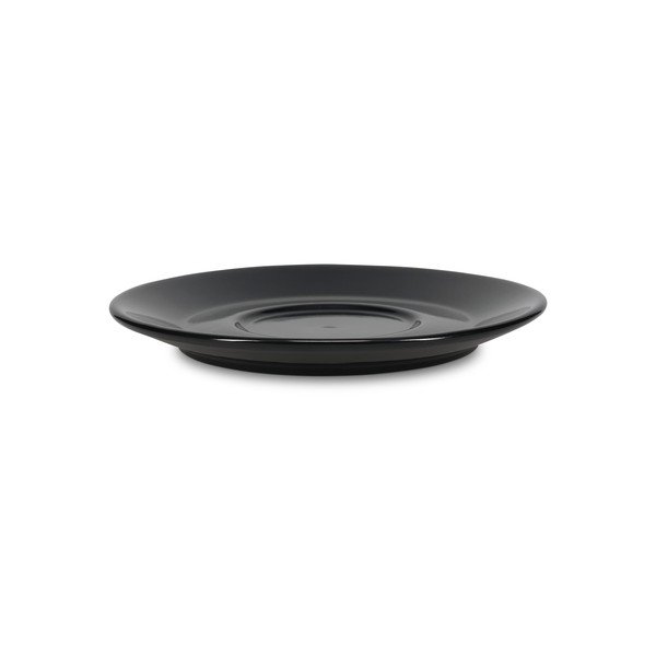 Melna porcelāna apakštasīte ø 16,5 cm Barista – BonBistro-image-3