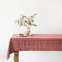 Lina galdauts 140x300 cm Red Gingham – Linen Tales